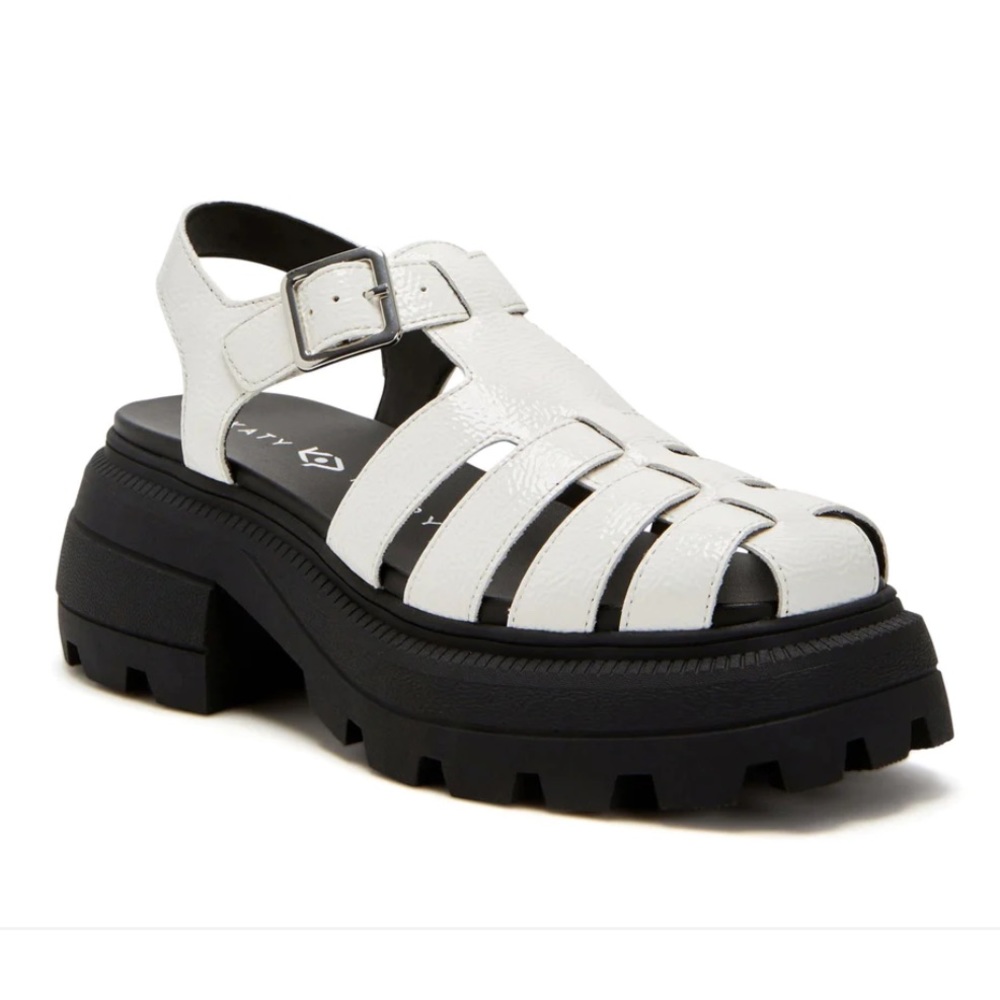 Katy Perry Geli Combat Fisherman Platform Sandals - Used